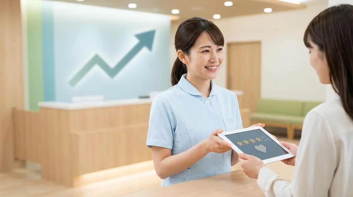 治療院スタッフの接遇レベルで口コミ★4.9を実現！患者満足度96%の接客改善術