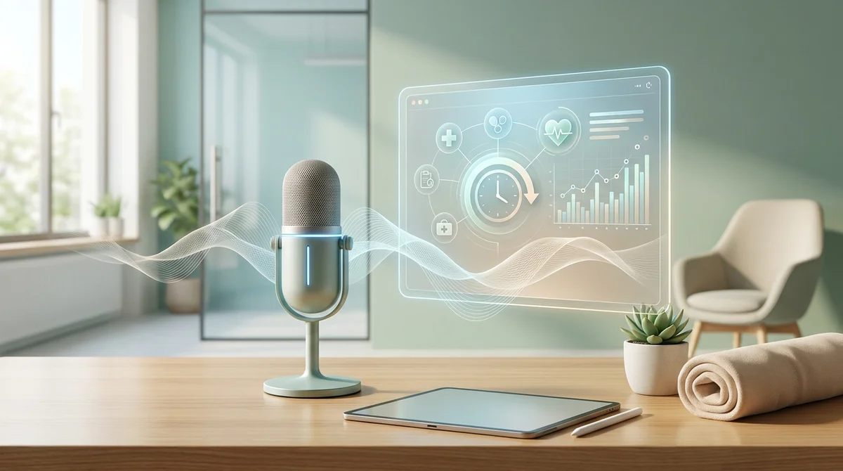 AI音声入力でカルテ作成が月60時間短縮！治療院の記録業務を半自動化する7つのステップ