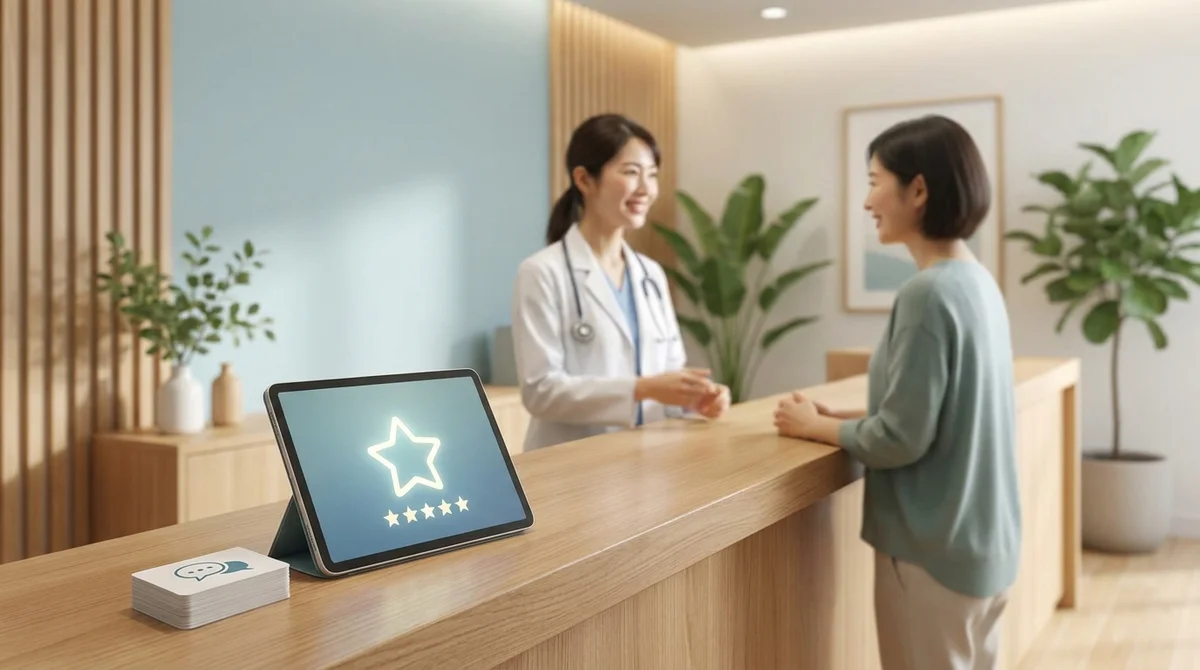 治療院が月30件の口コミを自動収集する7つの仕組み！患者が喜んで評価を書きたくなる環境作り