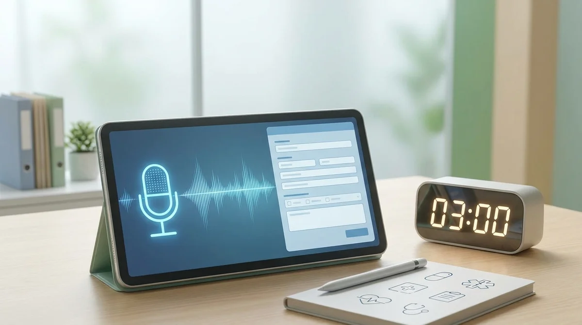 AI音声入力でカルテ作成を3分に短縮する治療院の実践法